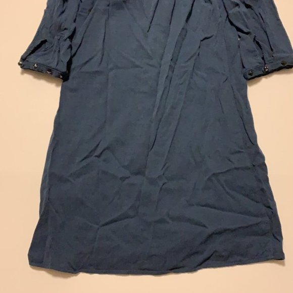 Maison Scotch “Neige” Navy Blue Tunic with Black Studs - Women’s Size Small - Picture 5 of 6